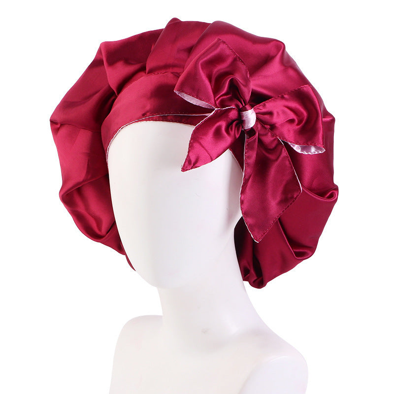 Trendy Double Satin Women's Hair Care Hat