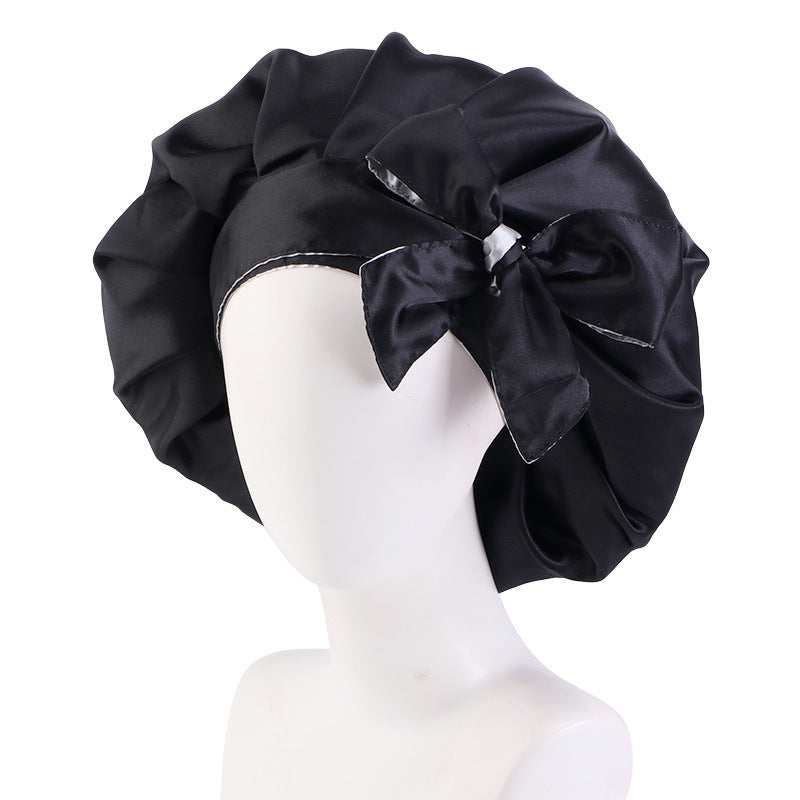 Trendy Double Satin Women's Hair Care Hat