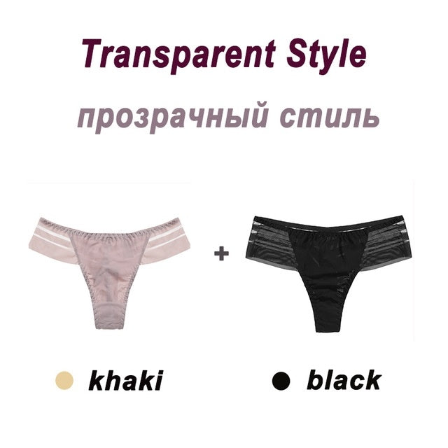 Underpants Seamless Thong Lady Ladies Lace Panties For Women Coffee