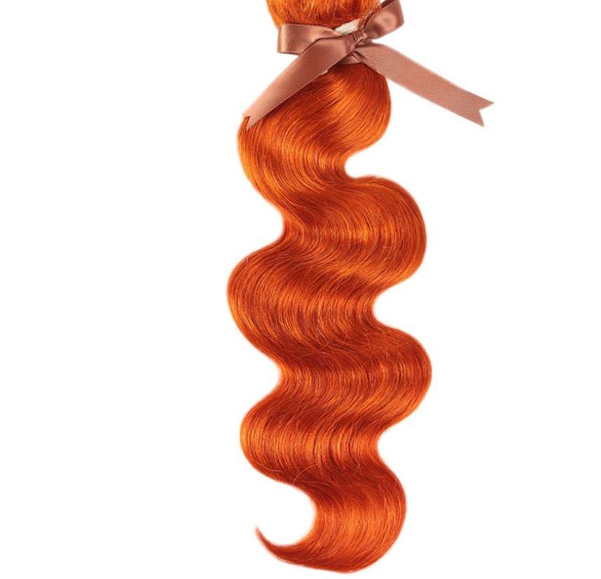 Real Hair Curtain Block Orange Europe And America