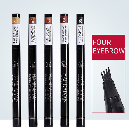 Four-head Eyebrow Pencil Liquid Eyebrow Pencil Tattoo Eyebrow Pencil Eyebrow Pencil 4-head Eyebrow Pencil Four-jaw Eyebrow Pencil