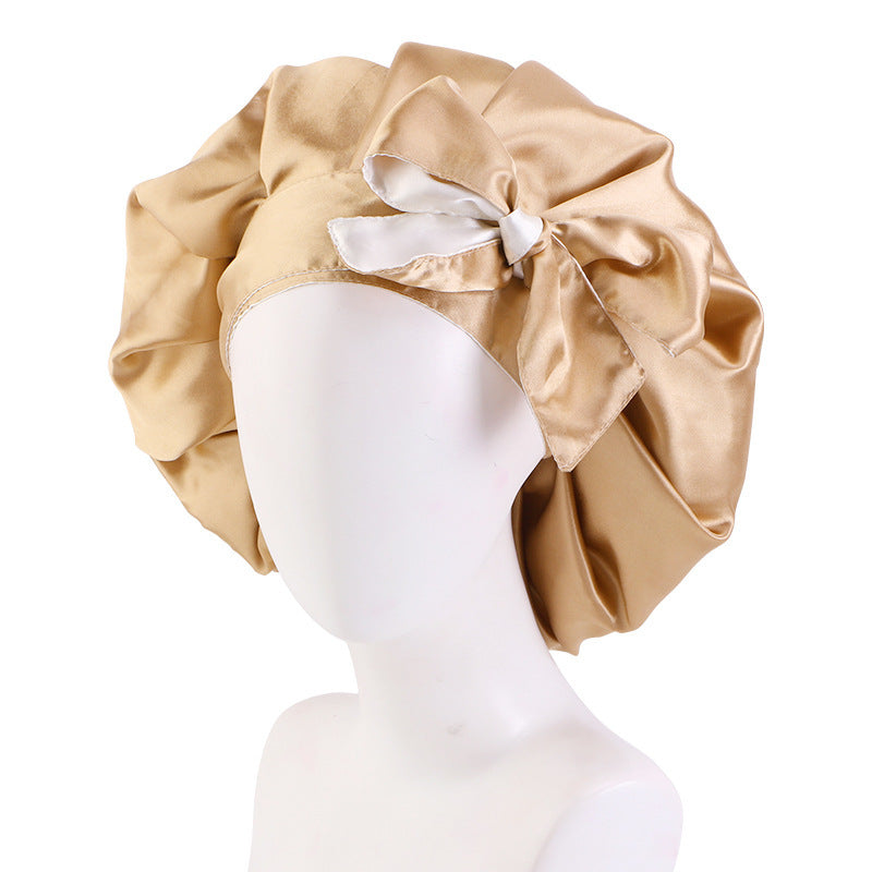 Trendy Double Satin Women's Hair Care Hat